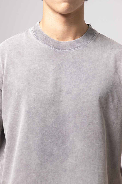 Oversize T-shirt in washed-out Moon Grey, 260 g