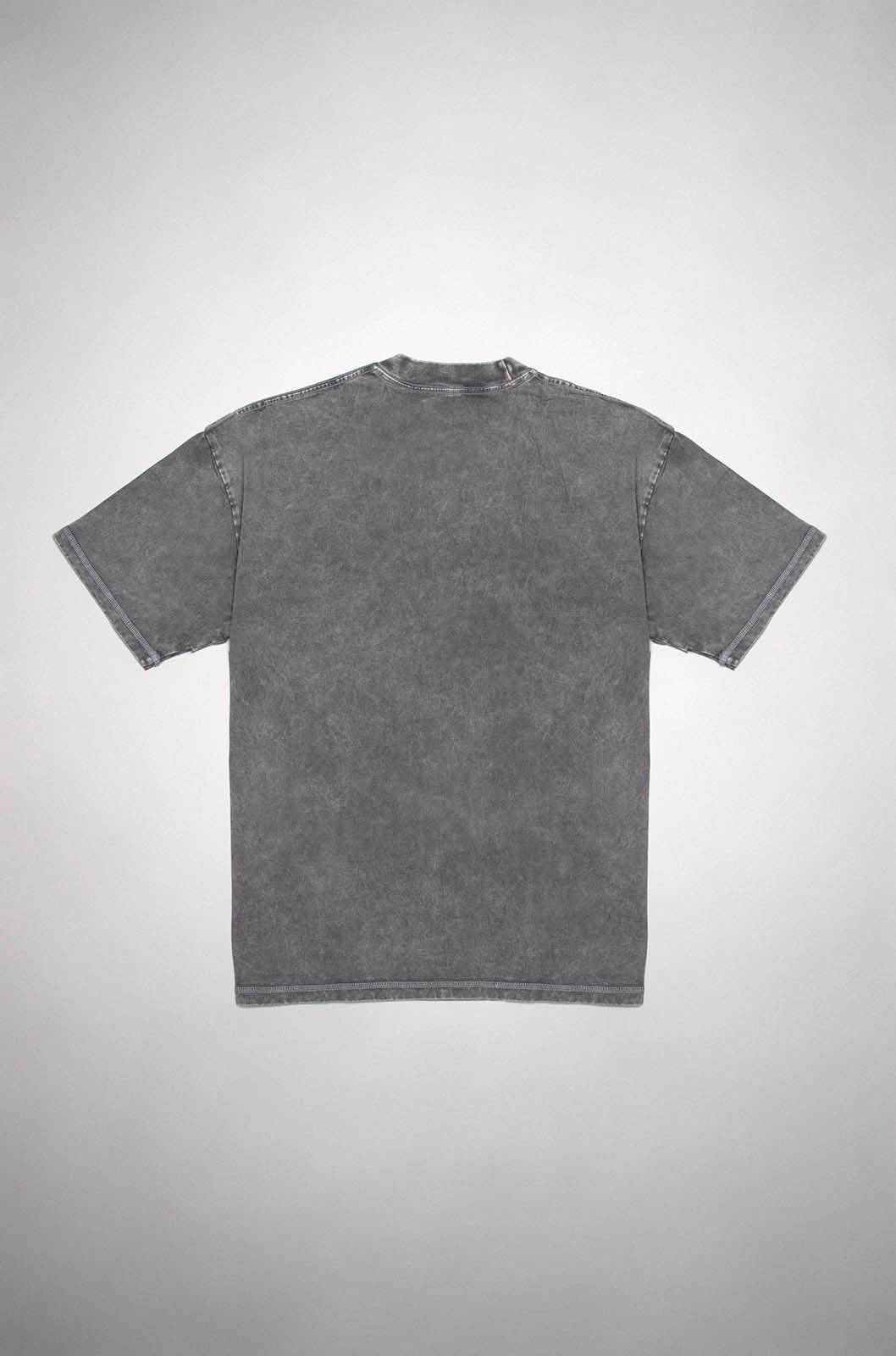 Oversize T-shirt in washed-out Moon Grey, 260 g