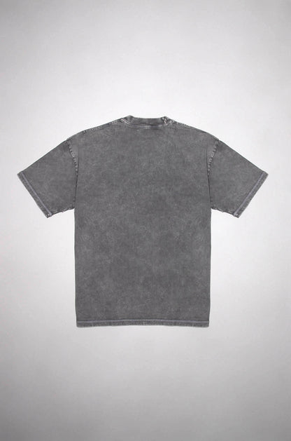 Oversize T-shirt in washed-out Moon Grey, 260 g