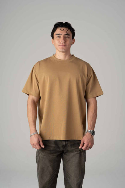 Playera Semi Oversize Pale Gold Gramaje 305