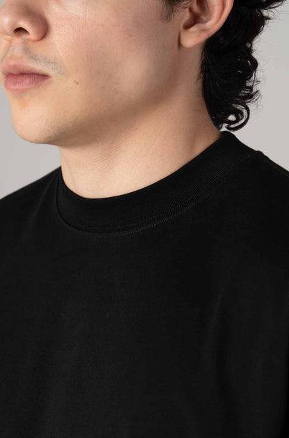 Black Semi Oversize T-shirt Weight 280