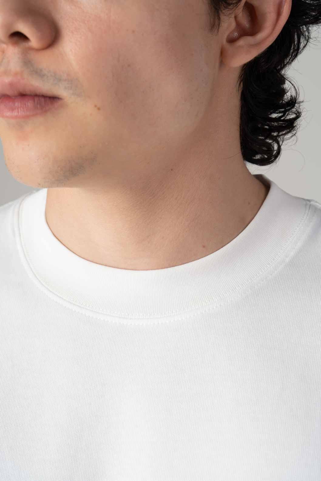 White Semi Oversize T-shirt Weight 280