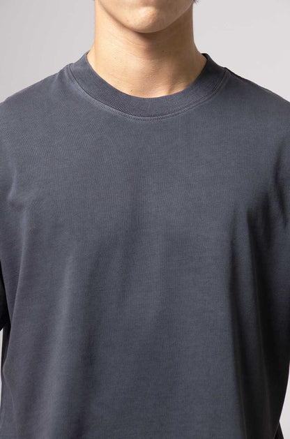 Oversized T-shirt in washed grey, weight 260