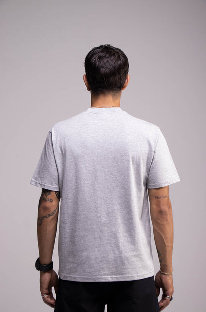 Playera Gris Jaspe Slim Fit 200 GSM