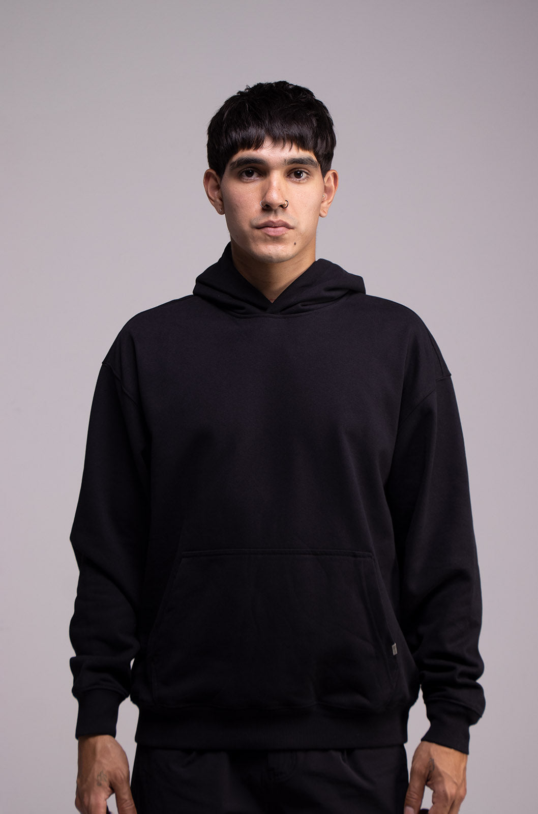 Hoodie French Terry 420gsm Negra