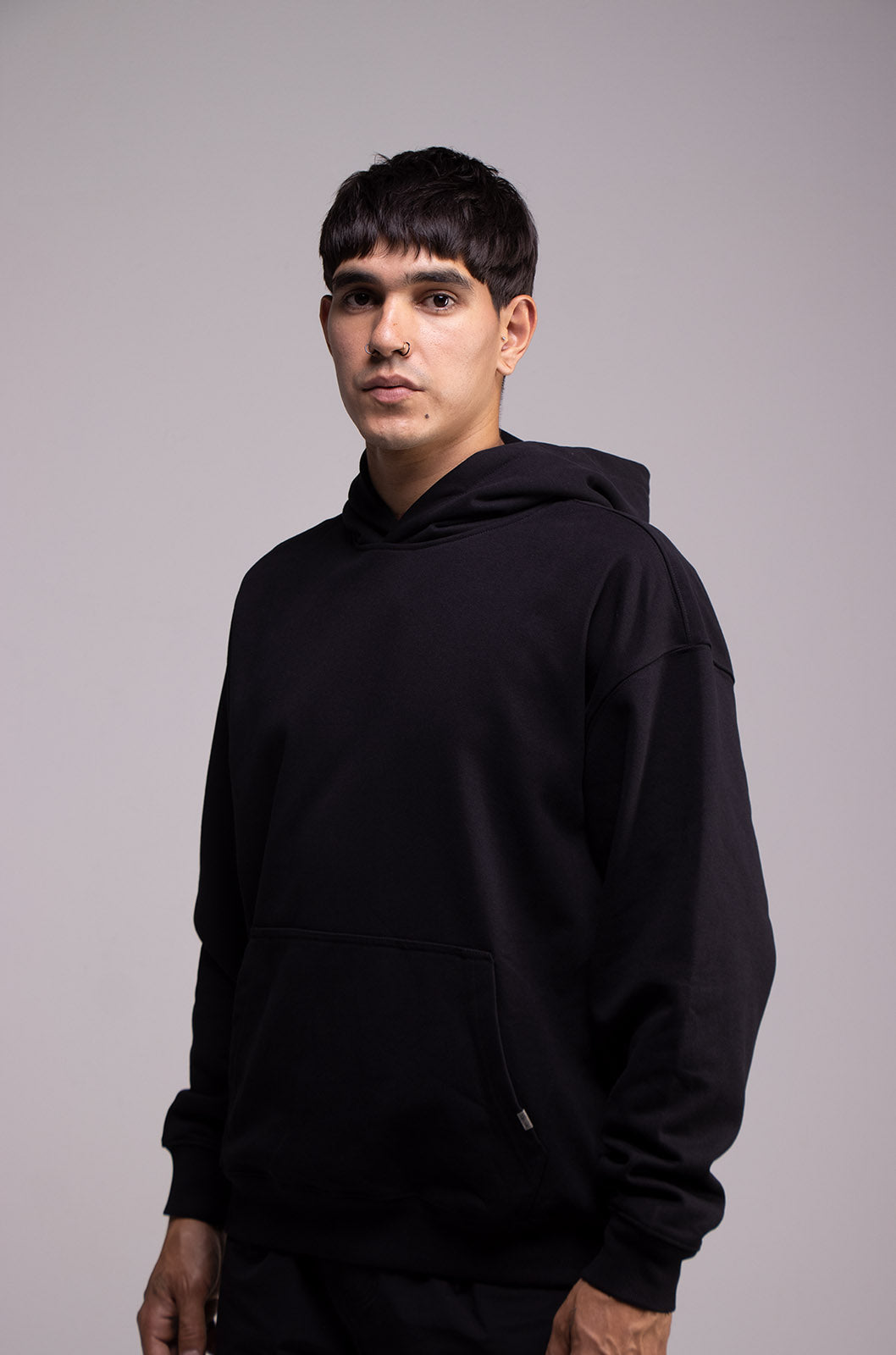 Hoodie French Terry 420gsm Negra