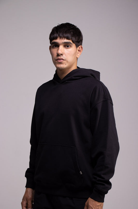 Hoodie French Terry 420gsm Negra
