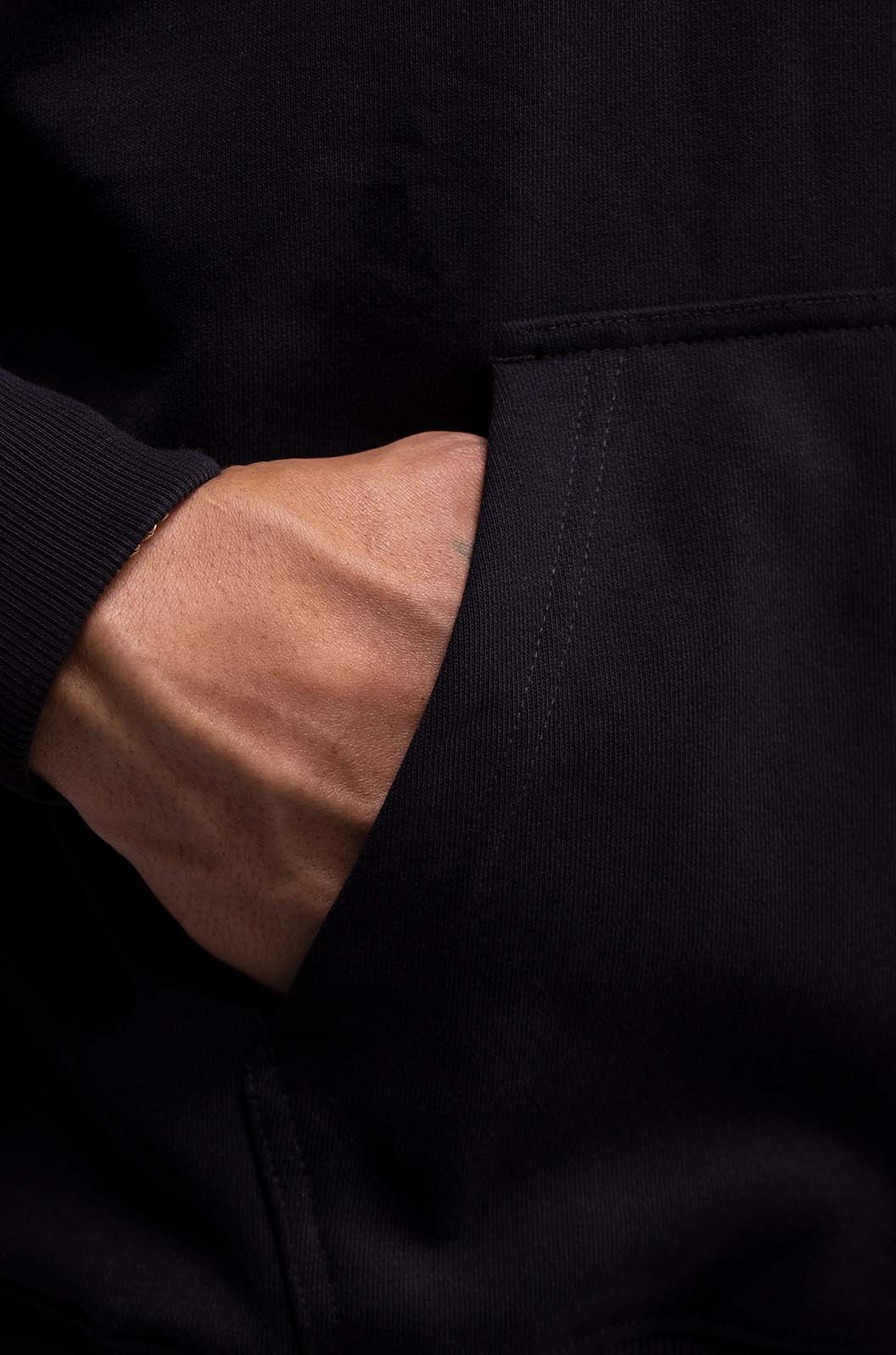 Hoodie French Terry 420gsm Negra