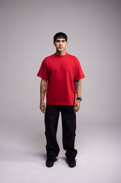 Black Semi Oversize T-shirt Weight 280