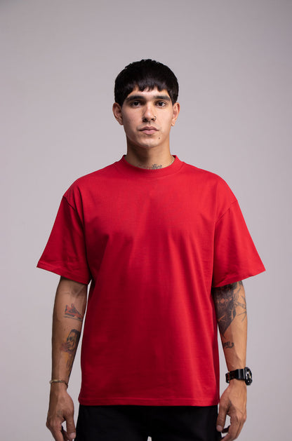 Black Semi Oversize T-shirt Weight 280
