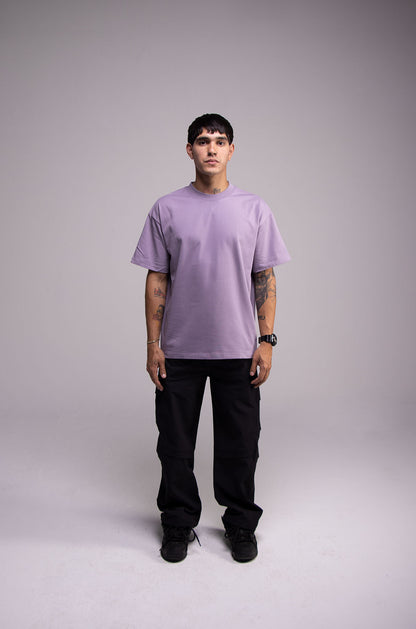 Black Semi Oversize T-shirt Weight 280