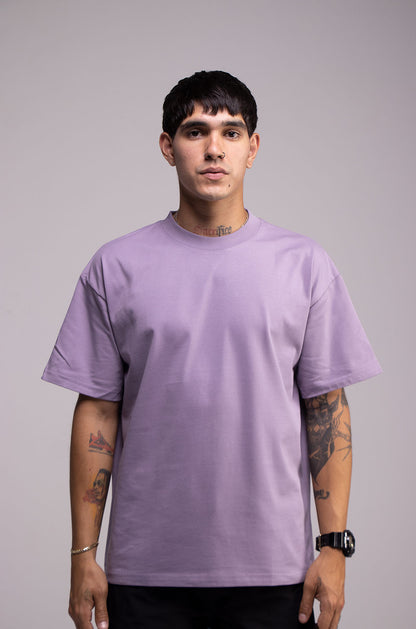 Black Semi Oversize T-shirt Weight 280