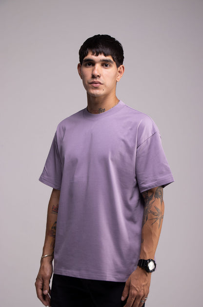 Black Semi Oversize T-shirt Weight 280