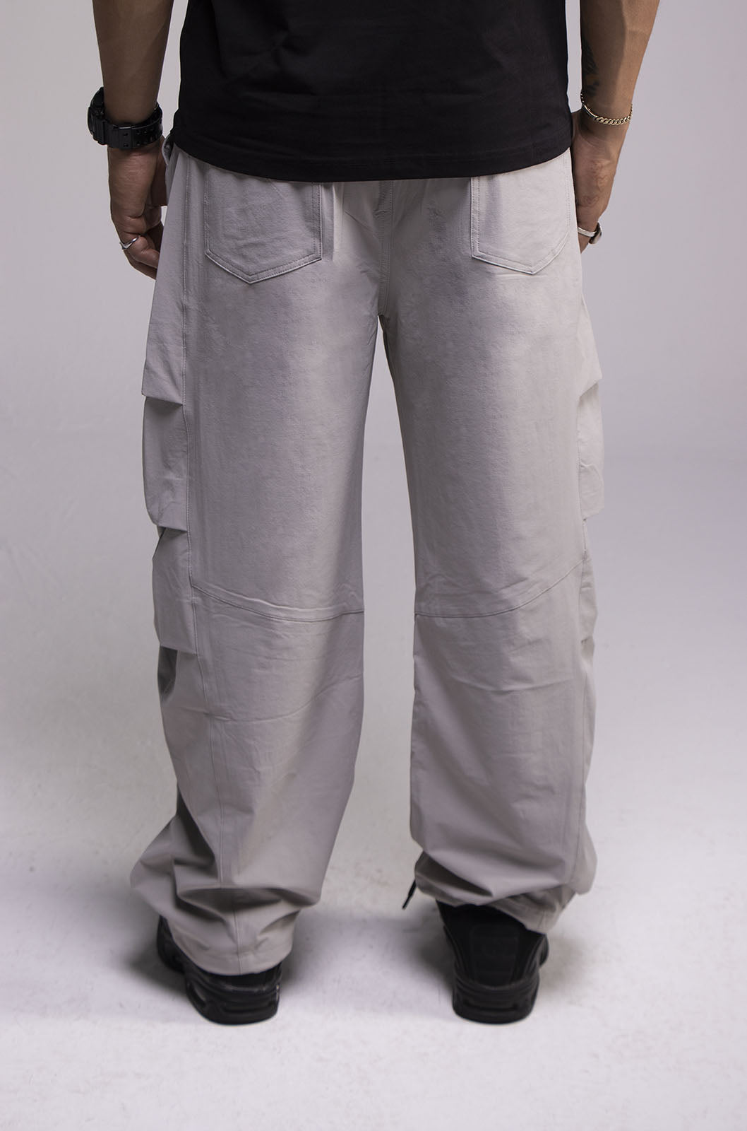 Nylon Pants Gris