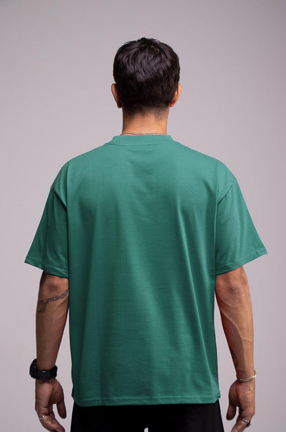 Black Semi Oversize T-shirt Weight 280