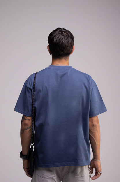 Black Semi Oversize T-shirt Weight 280