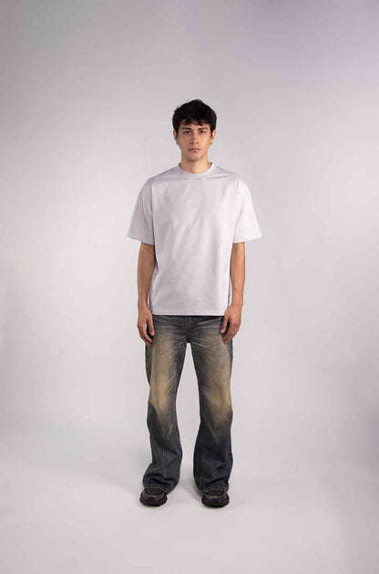 Black Semi Oversize T-shirt Weight 280