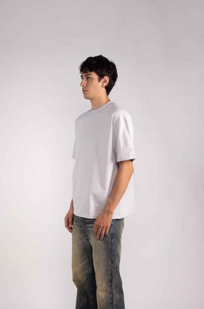 Black Semi Oversize T-shirt Weight 280