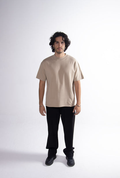 Playera Semi Oversize Sand Gramaje 305