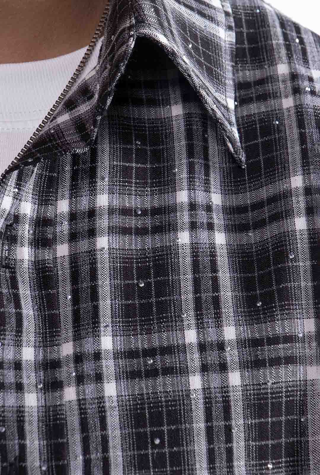 Camisa Cuadros "Crystal" Black & White