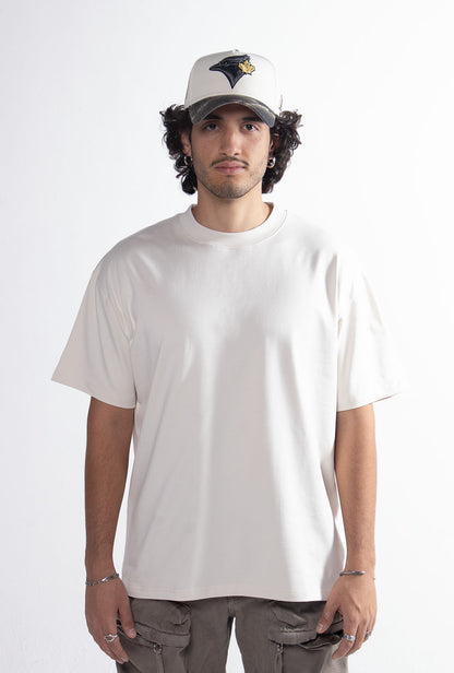 Playera Semi Oversize OFF White Gramaje 305