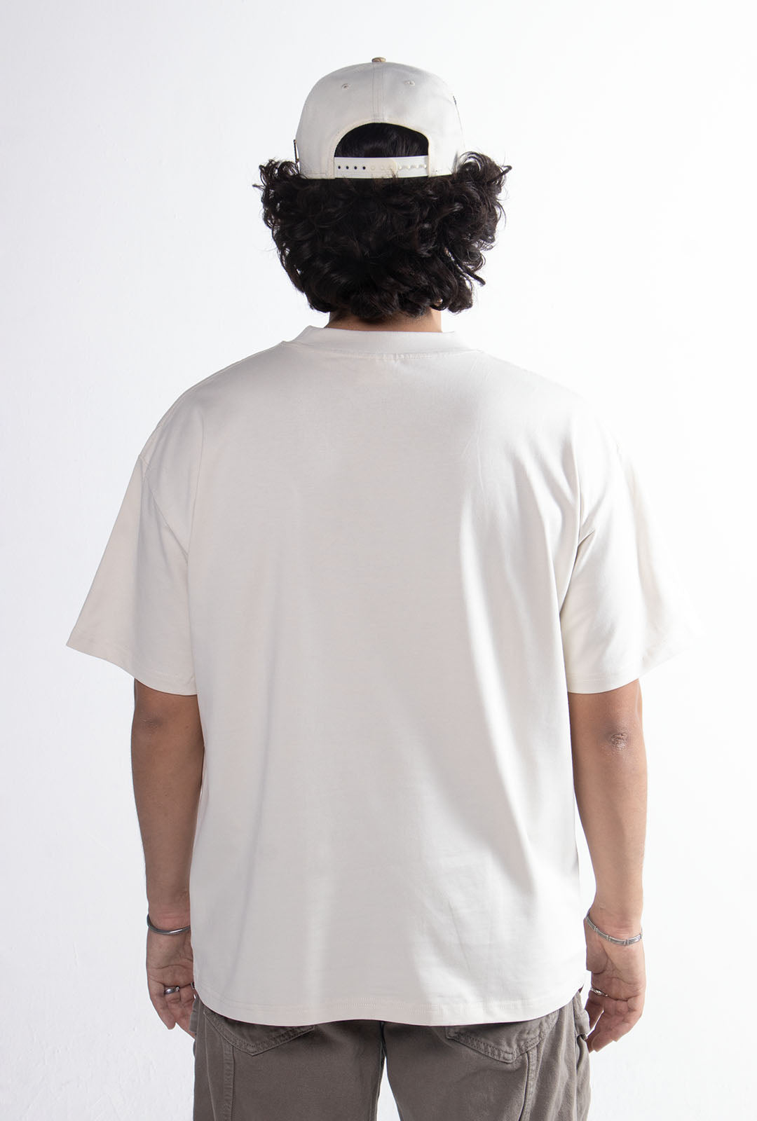 Playera Semi Oversize OFF White Gramaje 305