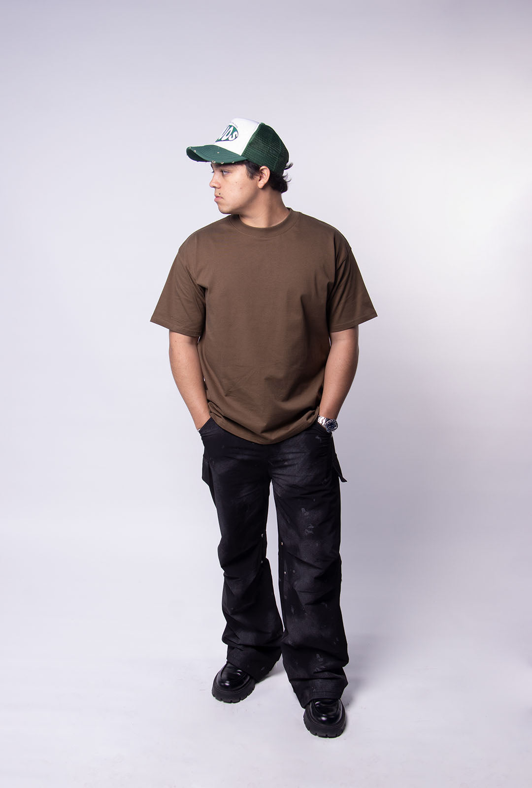 Black Stone Cargo Jeans