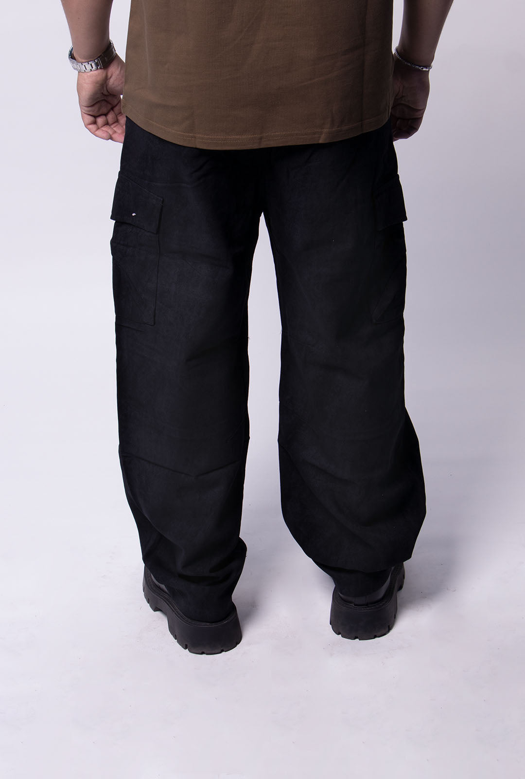 Black Stone Cargo Jeans