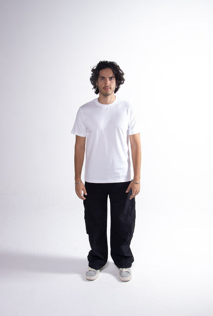 Playera Blanca Slim Fit 200 GSM