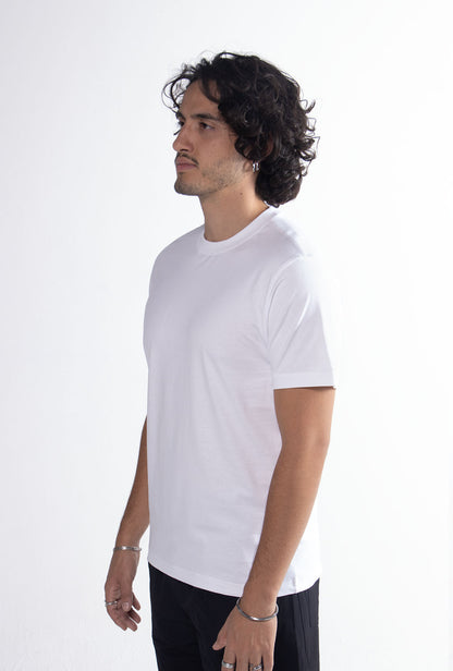 Playera Blanca Slim Fit 200 GSM
