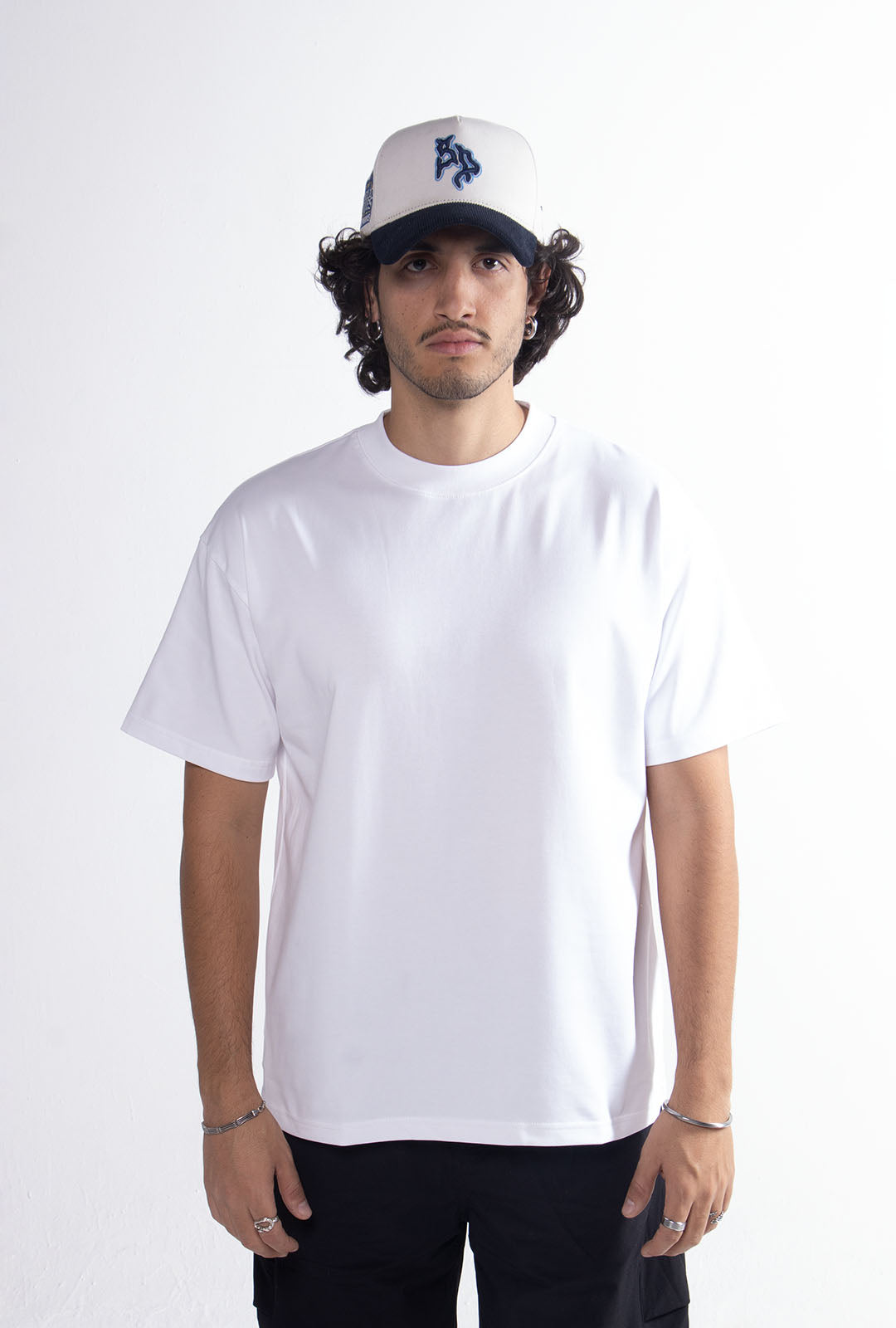 White Semi Oversize T-shirt Weight 280
