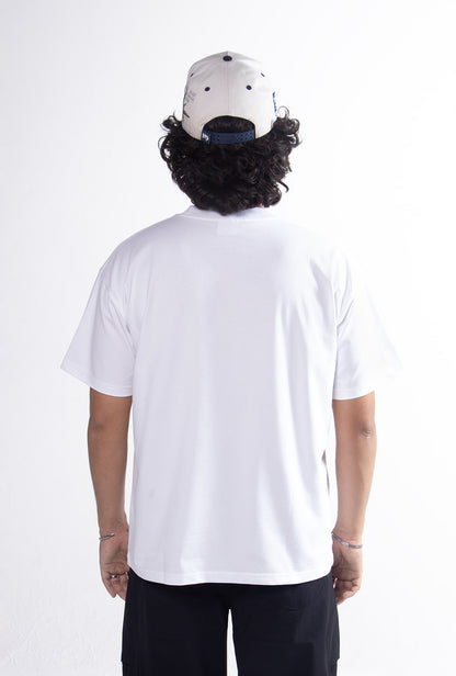 White Semi Oversize T-shirt Weight 280