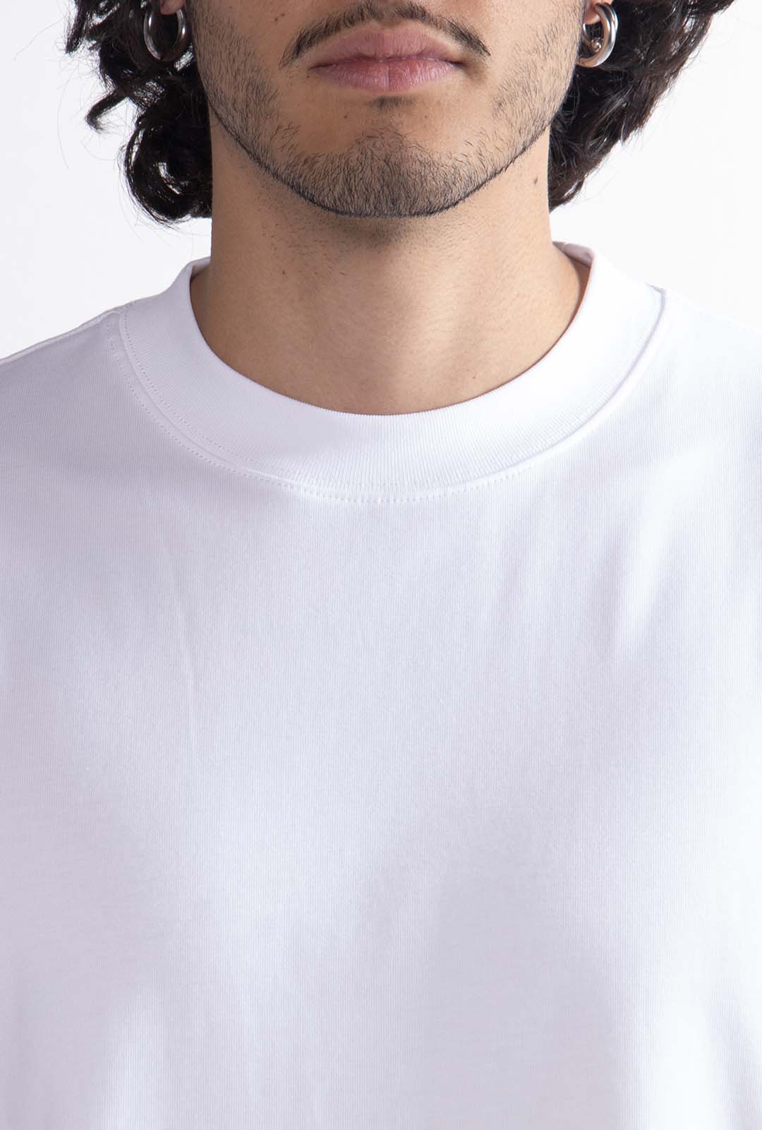 White Semi Oversize T-shirt Weight 280