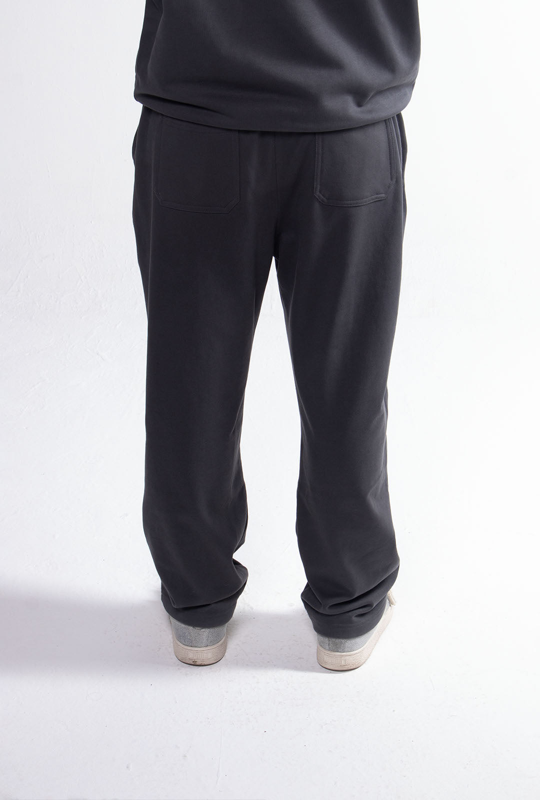 Quarter Zipper Grey Tracksuit