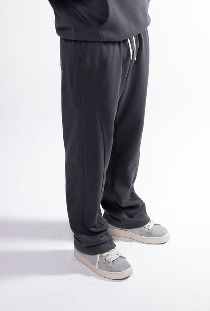 Quarter Zipper Grey Tracksuit